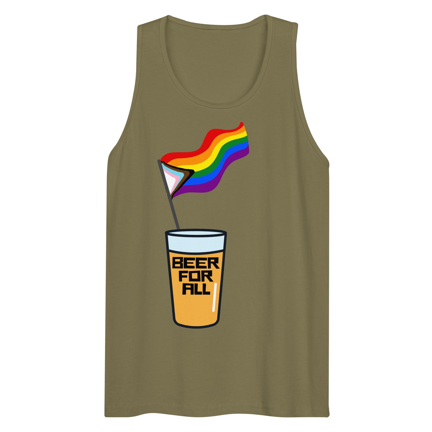 Beer For All Uni-sexy Muscle shirt
