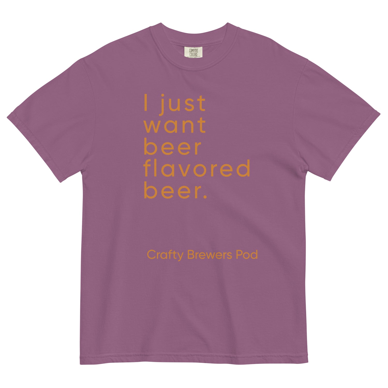 &quot;Beer Flavored Beer&quot; Garment-dyed Heavyweight T-shirt