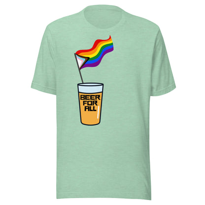 Beer For All Uni-Sexy Soft Style Tee