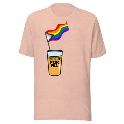 Beer For All Uni-Sexy Soft Style Tee